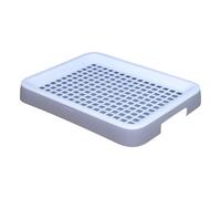 Sharplace Litter Tray Toilet Double Layer Portable Guinea Pig Litter Pan Bunny Potty for Hamster Chinchillas Ferrets, Gray White