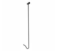 Sharplace Livestock Capture Hook Device Featuring Rigid Metal Rod Curved End Shape Long Shaft Cylindrical Handle for Efficient Control Suitable for Cattlemen , 0.5m