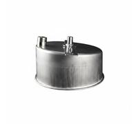 Sharplace Livestock Drainage Bowl Stainless Steel Basin Pig Drain Cup With Compact Shallow Form For Stable Placement And Quick Drainage Suitable for farm use, Diameter 19cm