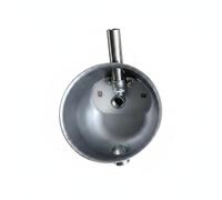 Sharplace Livestock Drainage Bowl Stainless Steel Basin Pig Drain Cup With Compact Shallow Form For Stable Placement And Quick Drainage Suitable for farm use, Diameter 21.5cm
