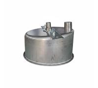 Sharplace Livestock Drainage Bowl Stainless Steel Basin Pig Drain Cup With Compact Shallow Form For Stable Placement And Quick Drainage Suitable for farm use, Diameter 22cm