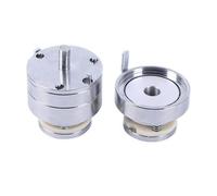 Sharplace Making Machine Manual Press Tool with Silver Tone Metal Parts and Visible Fasteners for Crafting s and Keychains Suitable for Promotional Use, 37MM