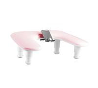 Sharplace Manicure Arm Rest Hand Rest with Mobile Phone Holder Nail Armrest Ergonomic Comfortable for Nail Art Home Desktop Accessories, Pink