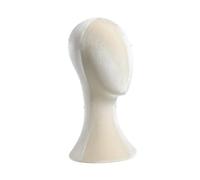 Sharplace Mannequin Head Easy Pin Use Storage Manikin Head Hat Display Stand Wig Holder for Barber Cosmetology Shop Cowboy Hat Stylists, Apricot