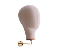 Sharplace Mannequin Head Model Hat Holder Holder for Hairpieces Wall Mounted Manikin Head for Barbershop Personal Use Shopping Mall, Style D