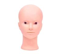Sharplace Mannequin Head,Wig Display Head for Wig Making,Cosmetology Training Head Professional Lightweight Multipurpose Manikin Head, without makeup