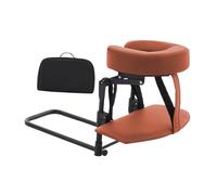 Sharplace Massage Head Rest for Bed Mattress Eye Surgery Recovery Head Cradle and Face Rest Support Cushion Adjustable Height Massage Kit Face Down Pillow with Hand Support Board for Salon, Red Brown