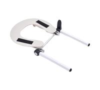 Sharplace Massage Table Face Cradle Lightweight Sturdy Universal Headrest Cradle Adjustable Headrest for SPA Bed Massage Chair, Silver White