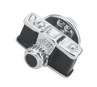 Sharplace Men Women Camera Brooch Pin Sweater Button Jewelry Accessories