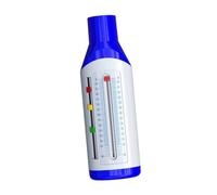 Sharplace Meter, Spirometer Work Lightweight Compact No Charging Traveling to Use Testing Mechanical Peak Air, Blue for Adults