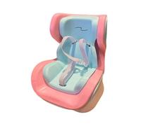 Sharplace Mini Doll Car Seat Secure Seat for Doll Fans Displaying Accessories for 10-17cm Box Toys Cute Car Ornament DIY Vent Clip, blue pink