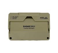 Sharplace Mini Outdoor LED Lights Portable Flashlight Tent Camping Lantern Angle Adjustable for Trip Backpacking Garage BBQ, Green