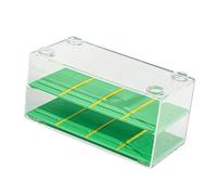 Sharplace Model Car Storage Case Miniature Car Garage Clear Scene Decor Dustproof Collection Protection Container Acrylic Display Box , double layer