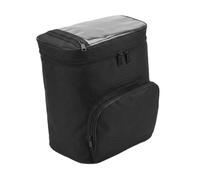 Sharplace Motorcycle Tail Bag Luggage Storage Convenient Large Capacity Waterproof Motor Backrest Bag for Outdoor Keys Wallet, black
