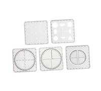 Sharplace Multifunctional Geometric Ruler Measuring Templates Mathematics Drawing Ruler for Construction Form Work Building Writing, for Grade 9