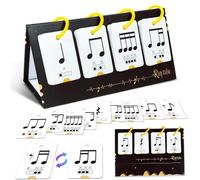 Sharplace Music Rhythm Flash Cards Music Teaching Props Note Training Cards for Home