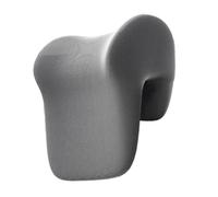 Sharplace Neck Cushion Office Chair Memory Neck Support,Non Slip for Men Women,Skin Friendly Material,Removable Washable Napping Pillow, Gray