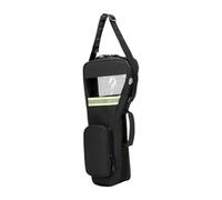 Sharplace O2 Tank Shoulder Bag with Pocket,Adjustable Strap Storage Reflective Strips Cylinder Holder Carrier Pouch for Accessories, Black 47x19x10cm
