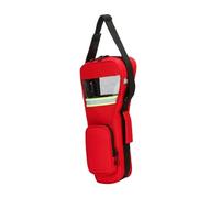 Sharplace O2 Tank Shoulder Bag with Pocket,Adjustable Strap Storage Reflective Strips Cylinder Holder Carrier Pouch for Accessories, Red 47x19x10cm