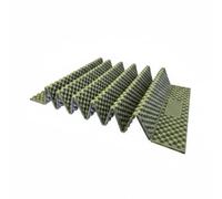 Sharplace Outdoor Insulation Pad Folding Mat Sleeping Pad Honeycomb Surface Resistant Suitable for Trail Resting Camping Hiking Outdoor Activities, Army Green