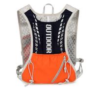 Sharplace Outdoor Vest Running Backpack Jogging Chest Pack With Lightweight Nylon And Polyester Build Suitable for endurance running road biking fast hiking commute , Dark Blue With Orange
