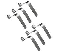 Sharplace Pack 6 Strong Single Button 8mm - paddle Spring Clip - Tent Pole - Awning Accessories