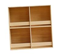 Sharplace Parakeet Nesting Box Wooden Nesting Box Bird Breeding Box Pigeon Cage Housing Wooden Parrot Nest Bird House, Brood Nest Laying Box for Canary Canaries Lovebirds Finch, 4 Grids 60cmx60cm