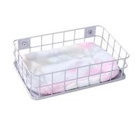 Sharplace Parrot Perch Rest Stand Compact Climbing Toy Metal Durability Cage Accessory Wire for Cockatoo Parakeets, White