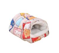 Sharplace Pet Cave Bed Kitten Cave Warm Portable Convenient Kennel Semi Enclosed Cozy Hideout Shelter for Indoor Cats, Style A, L