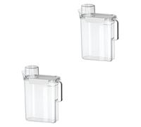 Sharplace Pet Food Storage Container Pet Food Storage Bin Multipurpose Transparent Airtight Easy to Clean Sealed Tank Dispenser Bottle, 2 Pieces