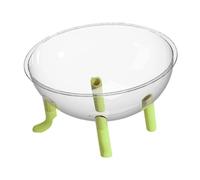 Sharplace Pet Space Capsule Cat Bed Toy Pet Accessories Versatile Easy to Clean Lightweight Gift Acrylic Dome Kitten Sleeping Nest Bowl, Green