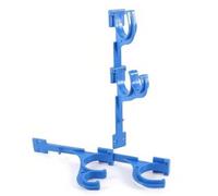 Sharplace Pool Hook Holder Pool Equipment Hanger Pool Hook Rack Pool Storage Bracket A Shape with Multiple Hanging Points Suitable for Residential Pools Garden Decks