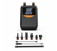 Sharplace Portable Air Pump Electric Inflator Deflator Compressor Device With 20 PSI Output And Auto Stop Function Aluminum Alloy Structure Cordless And Screen