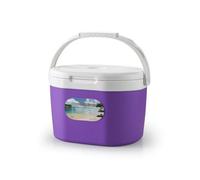 Sharplace Portable Insulated Container With Cooling Plates And Ice Bags For Keeping Cold Lightweight Thermal Carry Box With Handle Suitable For Camping Adventures Outdoor Events, color to 4