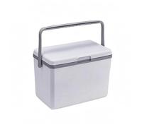 Sharplace Portable Insulated Featuring Hard Outer Shell Latching Polyethylene Lid Insulation Built-In Top Handle Suitable for Outdoor Meals Road Trips Car Use Picnics, White, 3L
