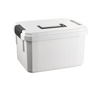 Sharplace Portable Medicine Box with Handle with Foldable Handle Lidded Multipurpose Storage Container Medicine Cabinet for Office Drom, XL