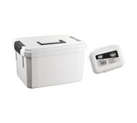 Sharplace Portable Medicine Box with Handle with Foldable Handle Lidded Multipurpose Storage Container Medicine Cabinet for Office Drom, M and small box