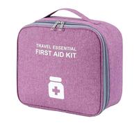 Sharplace Portable Medicine Storage Bag Household Medical Bag Empty Emergency First Aid Kits First Aid Kits for Hiking Travel Car Sport, purple and L