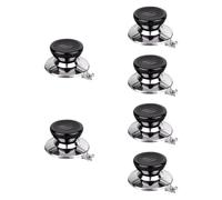 Sharplace Pots Pans Lid Handle Knob Replacement Stainless Steel and PP Replace Parts Heat Resistant for 6mm-10mm Hole Versatile Sturdy, 6 Pieces