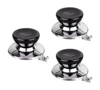 Sharplace Pots Pans Lid Handle Knob Replacement Stainless Steel and PP Replace Parts Heat Resistant for 6mm-10mm Hole Versatile Sturdy, 3 Pieces