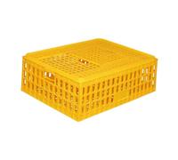 Sharplace Poultry Carrier Crate Transport Crate Chicken Carrier Crate Sturdy Smooth Finish Transport Basket for Rabbits Chickens Ducks, 75x55x19cm