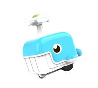 Sharplace Press and Go Car Toy Vehicle Toy Compact Cognitive Development Early Education Press for Boys Girls Birthday Gift, Blue
