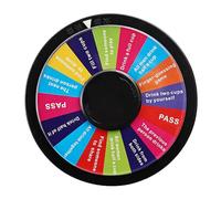 Sharplace Prize Wheel Roulette Wheel Birthday Office Easy to Use Color Portable Compact Holiday Tabletop Double Sided for Drinking Game