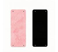 Sharplace Pvc Exercise Pad Rectangular Exercise Mat With Suede Top Layer Snap Corners Secure Attachment Stable Double Layer Design Suitable for home workouts floor exercises stretching, Pink