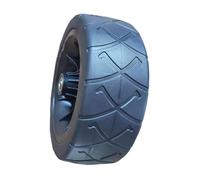 Sharplace PVC Solid Wheel for Garden Utility Carts 360 Degree Rotating Wear Resistant Spare Parts for Gardening Supplies Universal Fit, Black 19x7cm