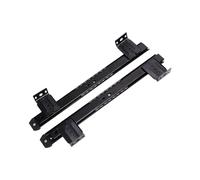 Sharplace Rails Rack Set Under Desk Slider Track Ball Bearing Slides Hardware Multipurpose Home Adjustable Office Keyboard Tray Slides, Black