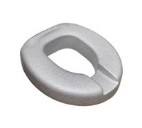 Sharplace Raised Toilet Seat Lightweight Waterproof Elevated Cushion Universal Toilet Seat Riser for Elderly, Disabled and Post Surgery Recovery Home Use Washable Seats Support for Bathroom, Gray