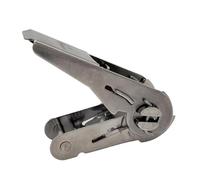 Sharplace Ratchet Buckle,Cargo Rope Ratchet Buckle Tool Stainless Steel Compact Webbing Car Truck Trailer for Boat Supplies Parts