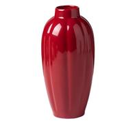 Sharplace Red Vase, Flower Vases, Creative Small Red Vase, Decorative Vases for Fireplace Coffee Table Shelf Dining Room