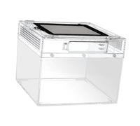 Sharplace Reptile Terrarium Reptile Tank Ventilation Habitat Container for Bearded Dragon Geckos Horned Frogs Jumping Portable, 20cmx20cmx15cm